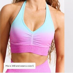 Halter Seamless Sports Bra